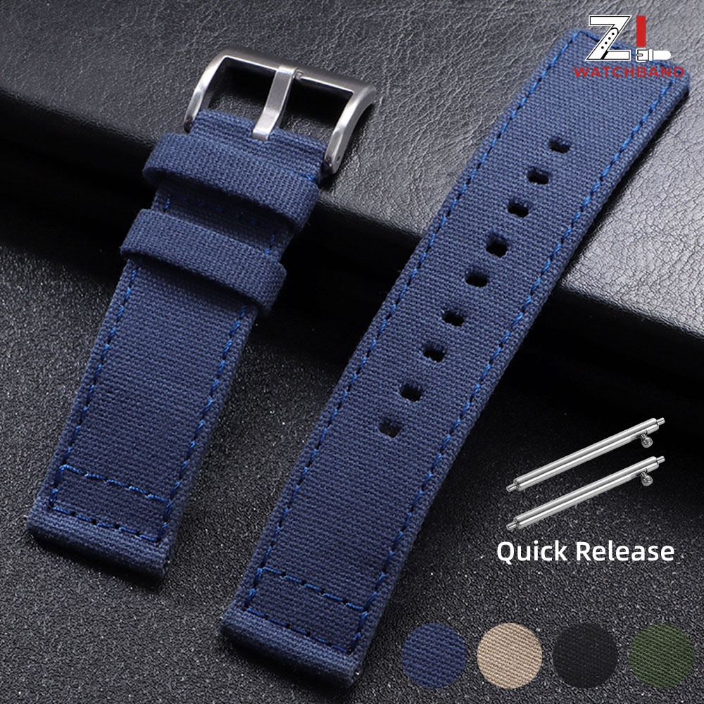 Canvas Strap Watch - Nylon-Uhrenarmband, 20 mm, 22 mm, für