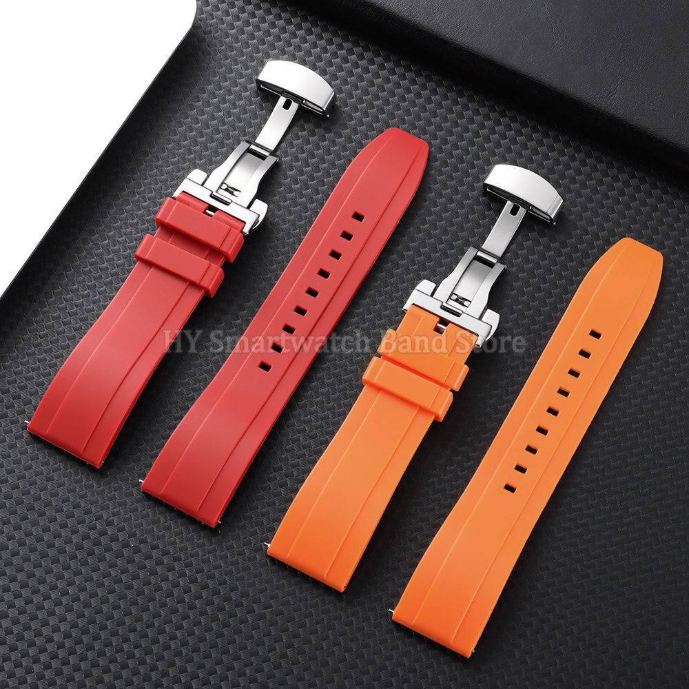 18mm 20mm 22mm 24mm Silikon-Uh – Suede Strap Watch Bewertung und Preis