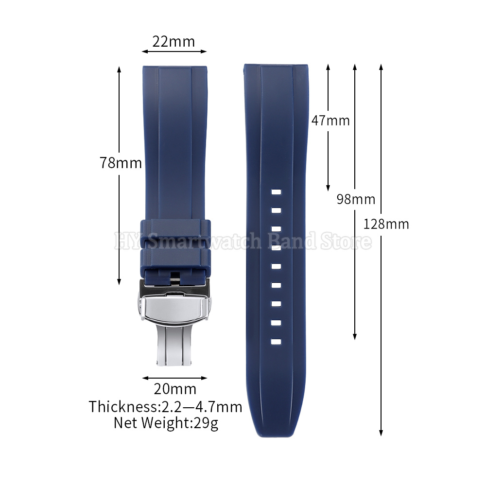 18mm 20mm 22mm 24mm Silikon-Uh – Suede Strap Watch Bewertung und Preis