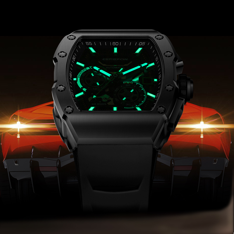 CERIEPON Herrenuhr in Weinfass – Rubber Strap Diver Bewertung und Preis