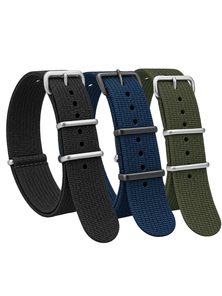 Geripptes Nylonarmband für Sei – Nato Strap Nylon Bewertung und Preis