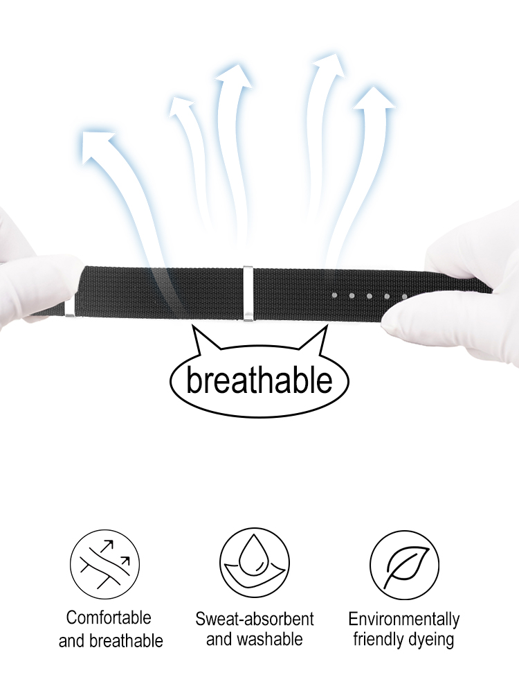 Geripptes Nylonarmband für Sei – Nato Strap Nylon Bewertung und Preis